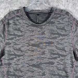 Ten Thousand CamoKnit Shirt 2.0 Mens Small Gray Short Sleeve Performance